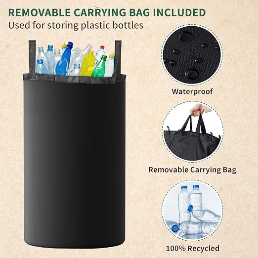 Recycling Bin for Kitchen Indoor Home 26 Gallon, 100L Recycle Bin - Image 3