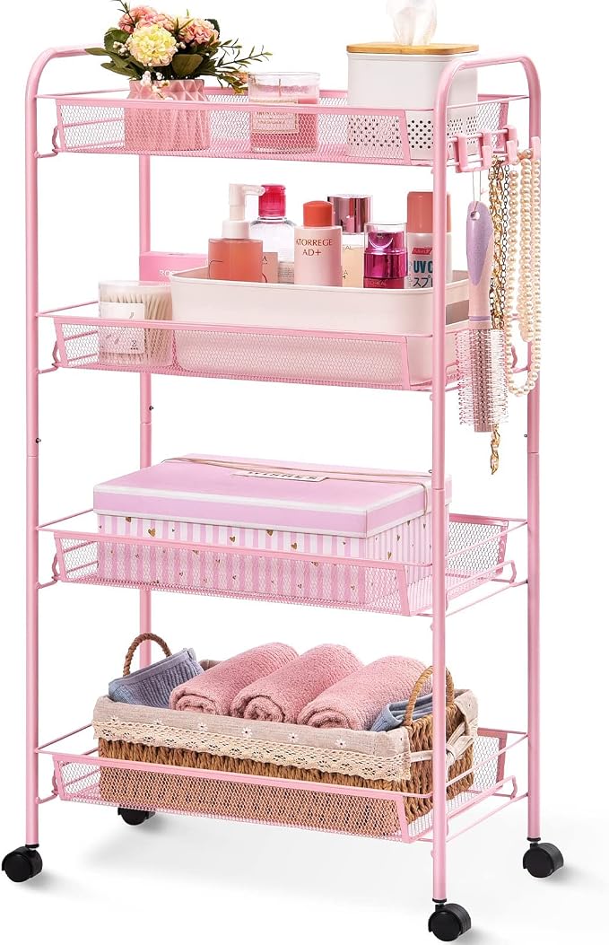 TOOLF 4 Tier Rolling Utility Cart by TOOLF