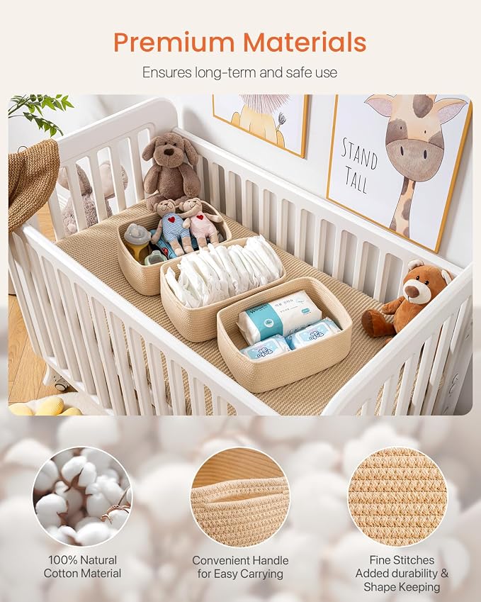 Small Woven Basket, 13.5 x 9.5 x 5 Inches, Storage Basket - Image 4