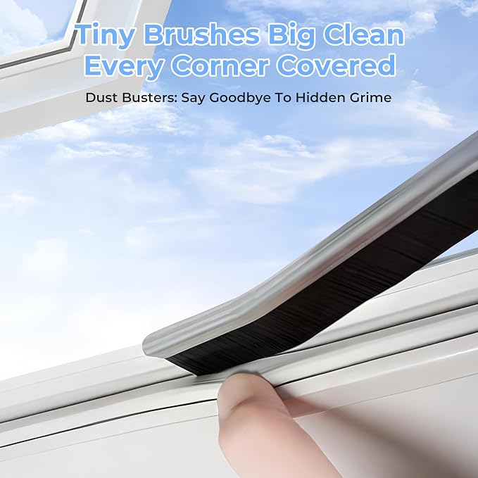 Crevice Cleaning Brush, Hard-Bristled Gap Scrub Brush, Toilet Gap Cleaning - Image 2