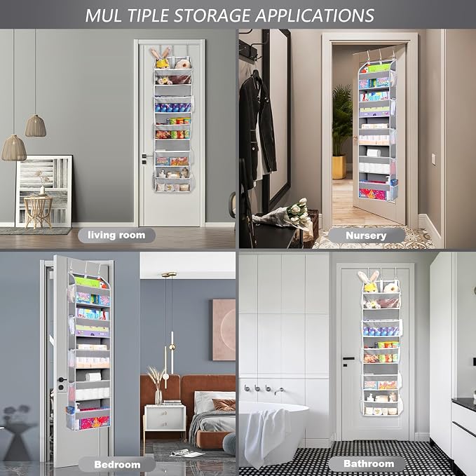 2 Pack Over The Door Storage Organizer - Image 4