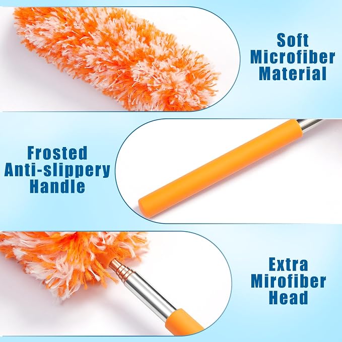 Tanlade 8 Pcs Microfiber Feather Duster - Image 3