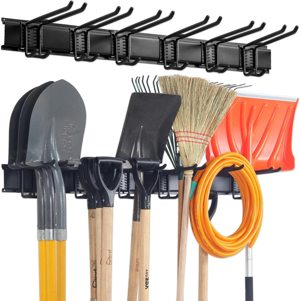 Wall Mount Tool Storage Rack, Garage Organization, Heavy Duty Garage Storage