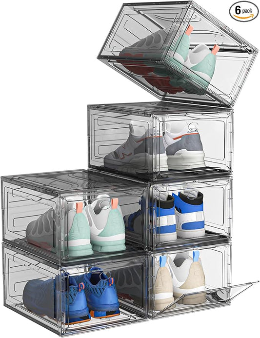 Upgrade Harder Solid Plastic Shoe Organizer, Shoe Storage by ARSTPEOENeatChic