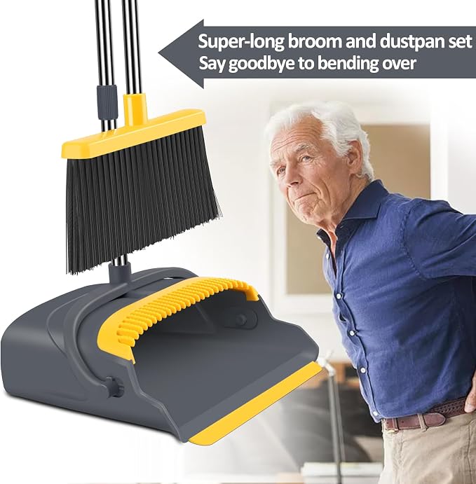 kelamayi Upgrade Broom and Dustpan Set, Broom - Image 4