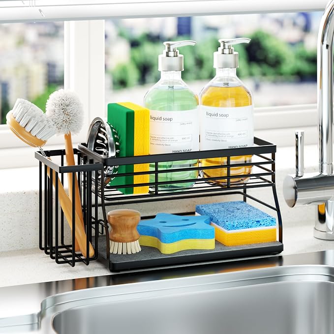 SWTYMIKI Sponge Holder for Kitchen Sink by SwtyMiki-TidyHomeSweetLife
