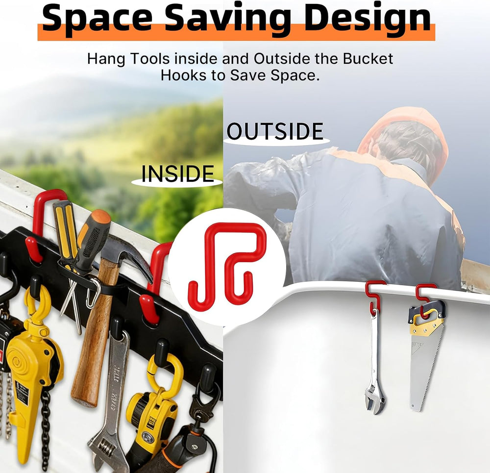 Lineman Tool Board, Line Work Bucket Accessories with 2PCS 3" and2 PCS 2...