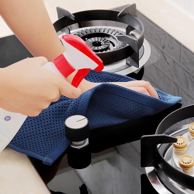 Homaxy 100% Cotton Waffle Weave Kitchen Dish Towels, Ultra Soft Absorbent Quick - Image 5