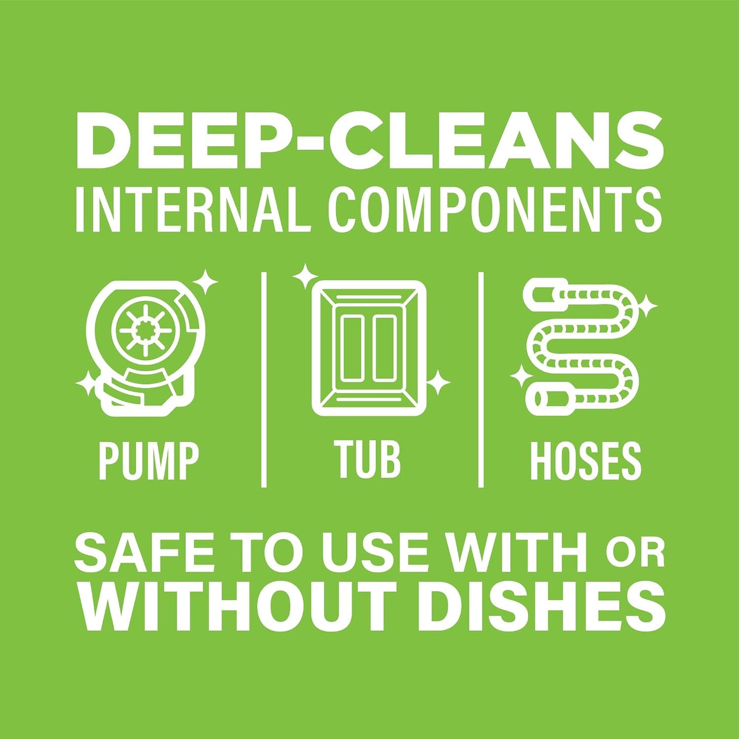 Affresh Dishwasher Cleaner, Helps Power Away Odor Causing Residues & Grime Inside Pump, Tub & Hoses, 6 Tablets, 6 Month Supply