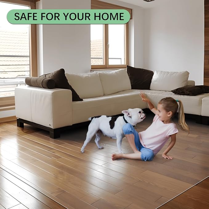 Kuyal Clear Chair Mat, Hard Floor Use - Image 2