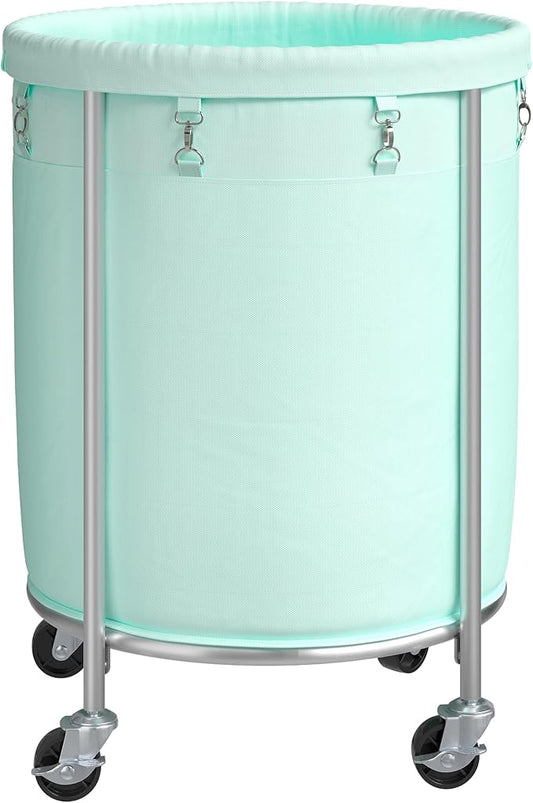 ELYKEN Laundry Basket with Wheels, 170L Rolling Laundry Hamper with Removable by ELYKEN