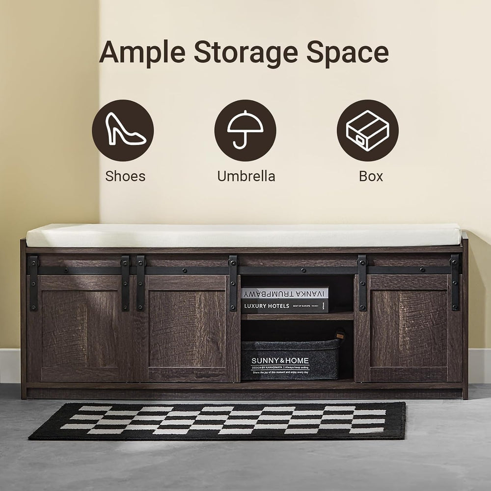 Haotian Entryway Shoe Storage Bench
