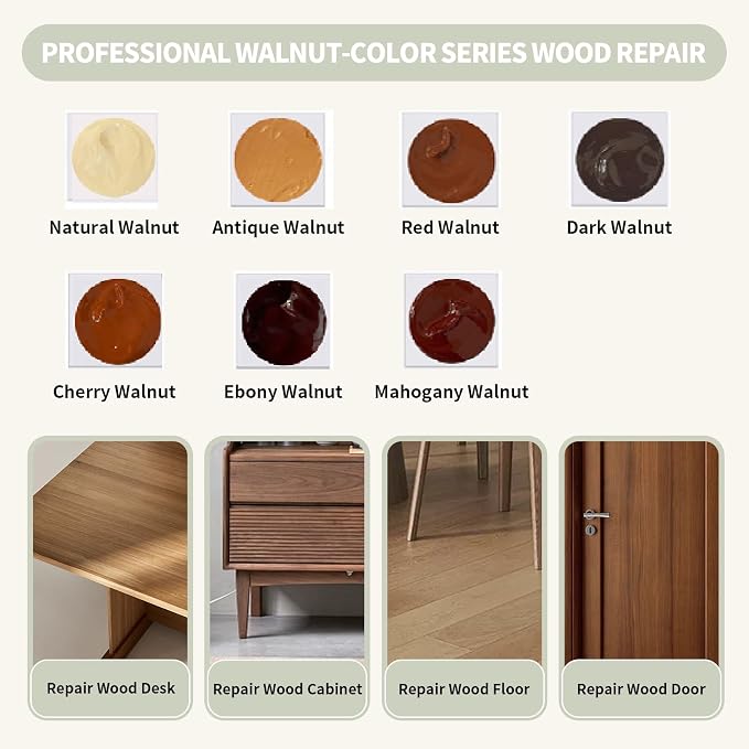 Wood Repair Kit, Furniture Repair Kit Scratch Cover - Image 2