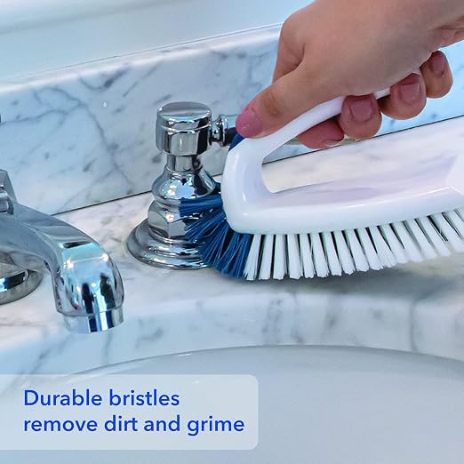 Unger Multi-Purpose Counter and Fixture Scrub Brush, Non-Slip Small Household - Image 2