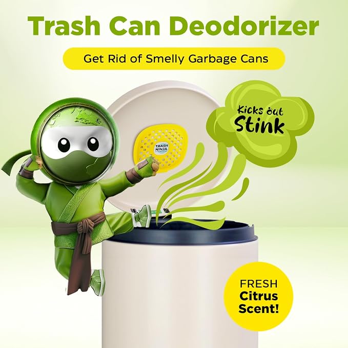 Trash Ninja Trash Odor Eliminator – Long-Lasting Citrus Scent Deodorizer - Image 2
