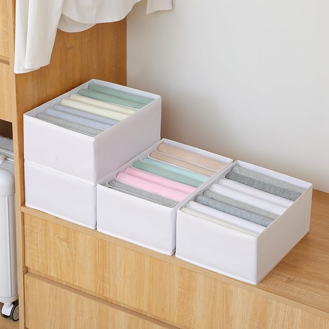 Qozary 4 Pack Drawer Organizers - Image 3