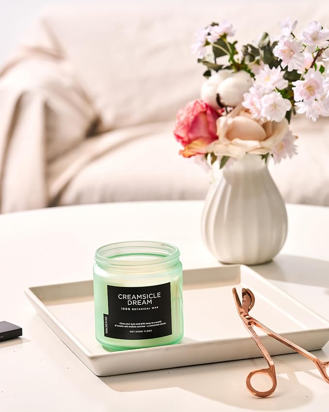 M&SENSE Orange Creamsicle Summer Scented Candle - Image 8