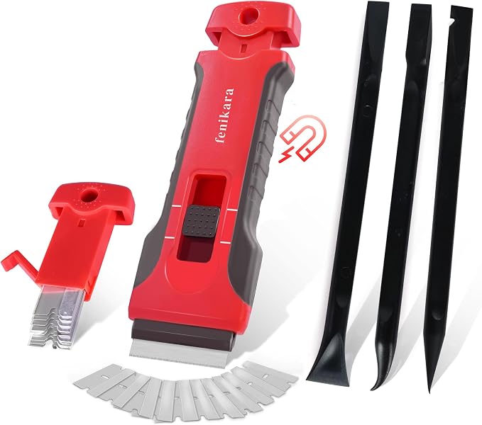 Upgraded Extractable & Magnetic Razor Blade Scraper Tool by Unknown