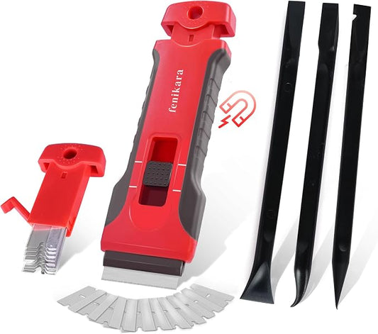 Upgraded Extractable & Magnetic Razor Blade Scraper Tool by Unknown