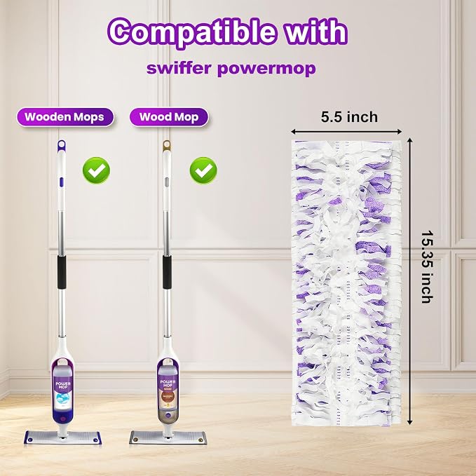 20 Count Disposable mop Pads Refills Compatible - Image 2