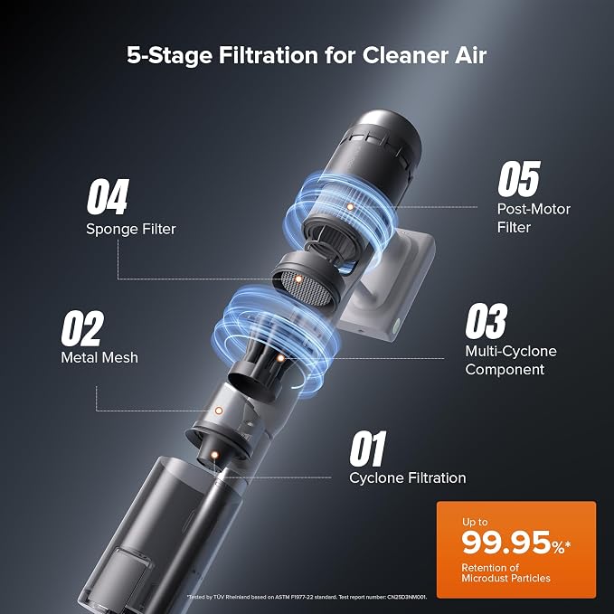 roborock H60 Hub Pro Cordless Stick Vacuum Cleaner - Image 6