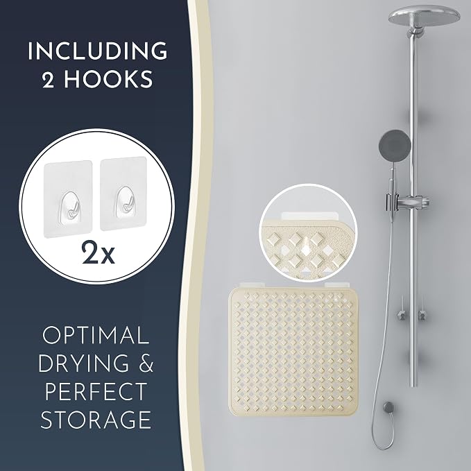 Homerella Anti Slip Shower Mat | Anti Mold Non Slip Bathtub Mat - Image 4