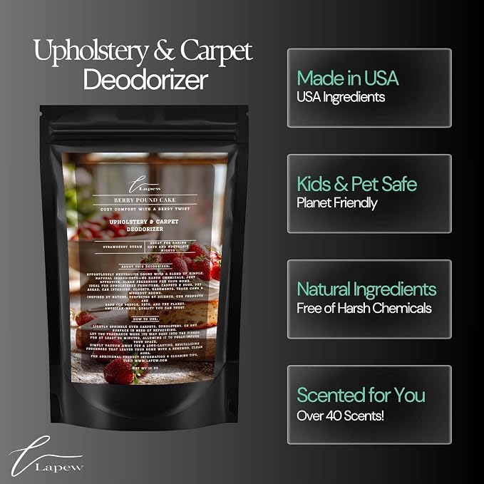 Berry Pound Cake Carpet Freshener Powder: Powerful Odor Eliminator - Image 6