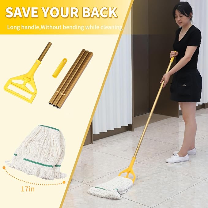Commercial Mop Bucket with Side-Press Wringer - Image 3