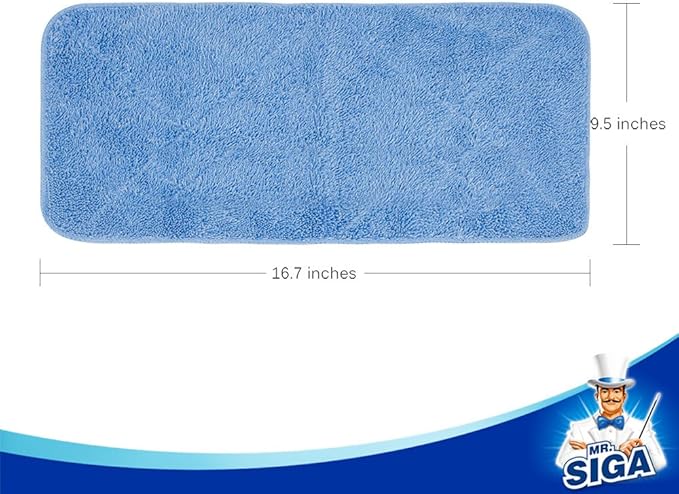 MR.SIGA Professional Microfiber Mop Refills, Size: 42cm X 23cm - Image 2
