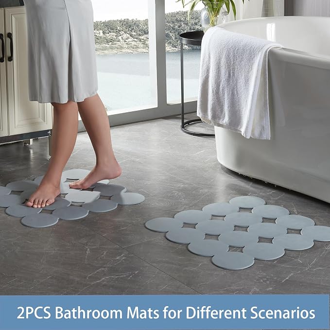 Square Shower Mat Nonslip - Image 2