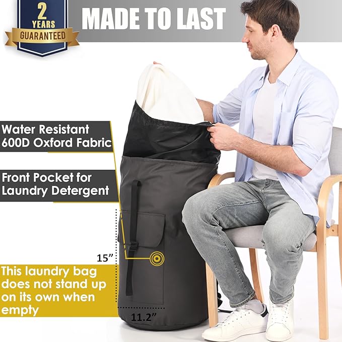 Laundry Backpack Bag, 115L Extra Large Laundry Bags - Image 2