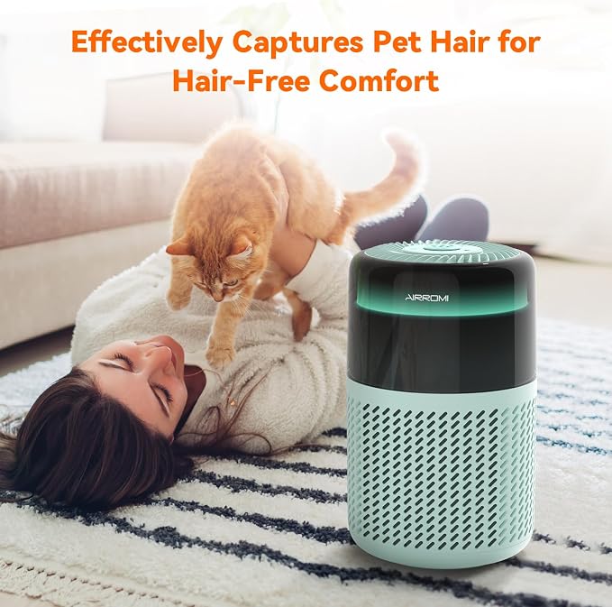AIRROMI Air Purifier for Bedroom Home, HEPA Filter, Covers Upto 549 Ft² - Image 6