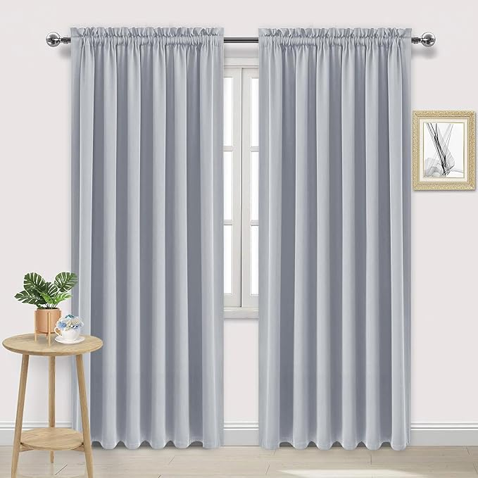 DWCN Blackout Curtains for Living Room Thermal Insulated, Energy Saving & Noise by DWCN