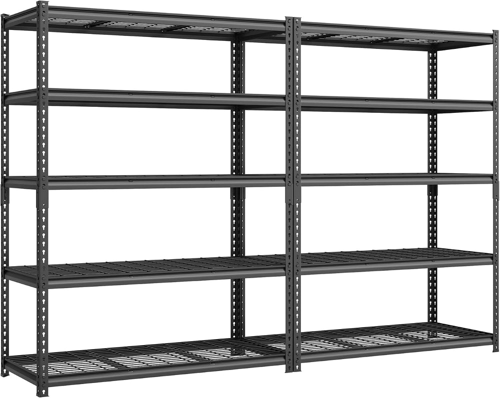 SONGMICS 5-Tier Storage Shelves, Heavy-Duty Garage Shelving, Adjustable