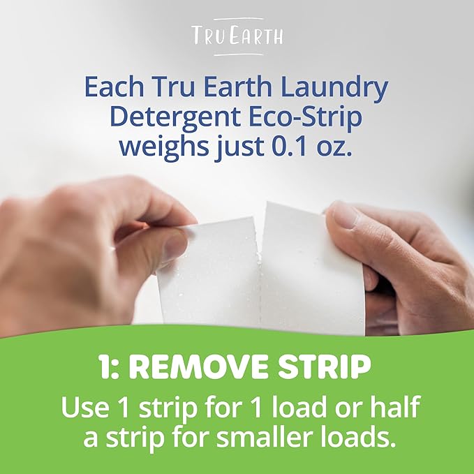 Tru Earth Compact Dry Laundry Detergent Sheets, Unscented - Image 3