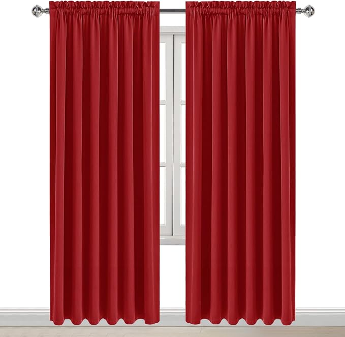 DWCN Blackout Curtains for Living Room Thermal Insulated, Energy Saving & Noise - Image 9