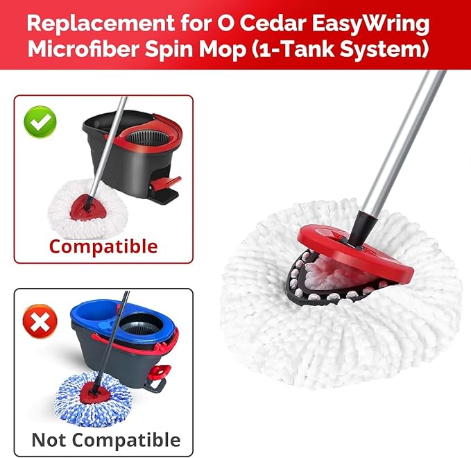 Spin Mop Head, Handle Replacement - Image 2