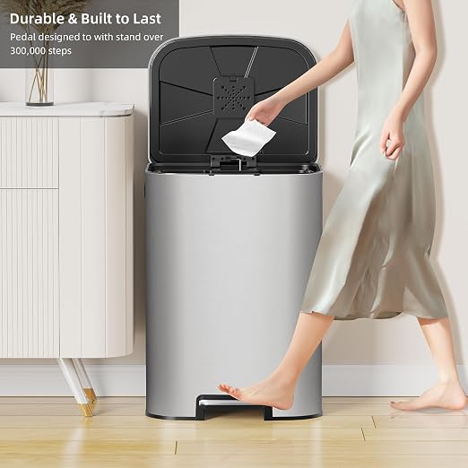 KUK 16 Gallon Kitchen Trash Can - Image 2