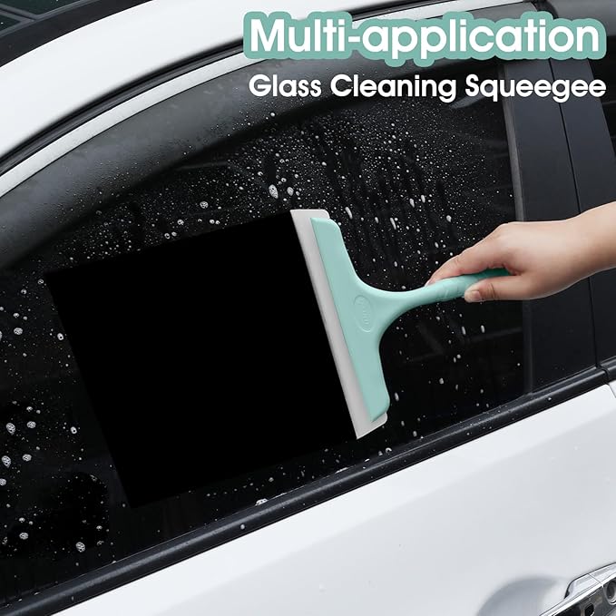 Shower Squeegee for Glass Doors, Bathroom Squeegee for Shower, Mini Window - Image 4
