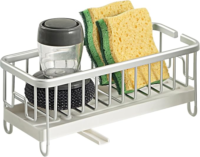 SunnyPoint Never Rust Aluminum Utensil, Sink Cleaning Tools Holder by SunnyPoint