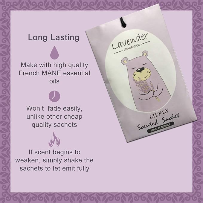 14 Packs Lavender Scented Sachets Bag - Image 2