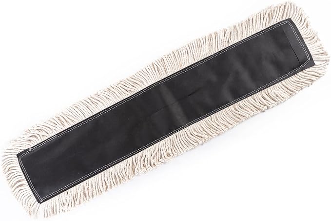 Matthew Cleaning 36'' High Strength Disposable Dust Mop Cotton Cut-end Yarn Mop - Image 6