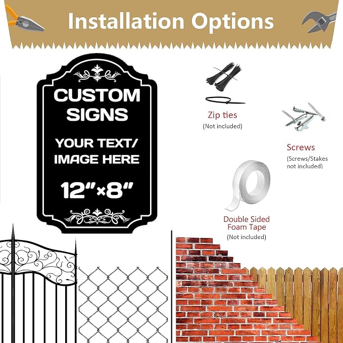 Custom Aluminum Weatherproof Metal Garden Signs - Image 4