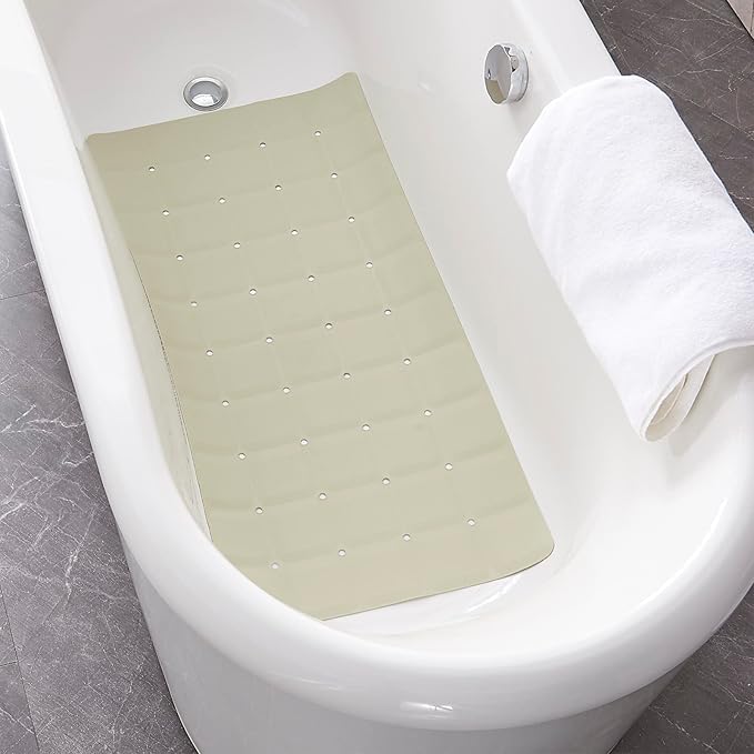 Foldable Silicone Bathtub Mat: Jumbo Size Heavy Duty Safety Bath Mat - Image 5