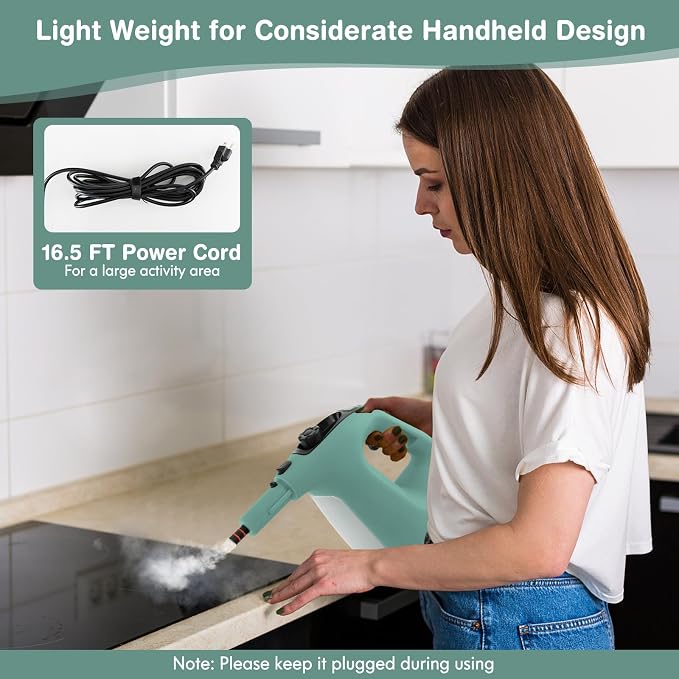 COSTWAY Handheld MultiPurpose Steam Cleaner - Image 2