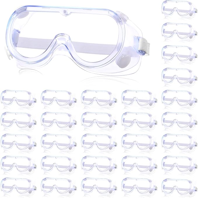 Yunsailing Protective Safety Goggles Lab Over Glasses Clear Anti Fog Eye by Yunsailing