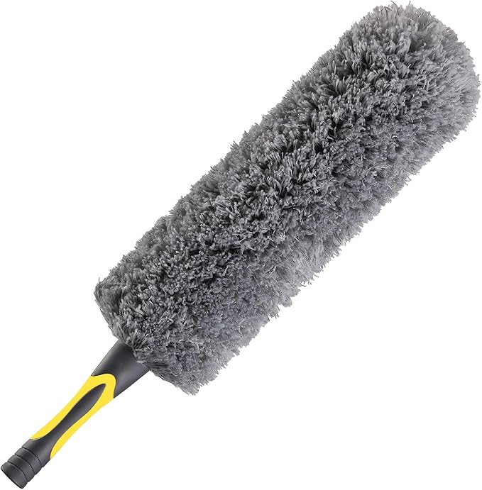Flexible Microfiber Feather Duster, Electrostatic & Bendable Ceiling Fan Duster - Image 5