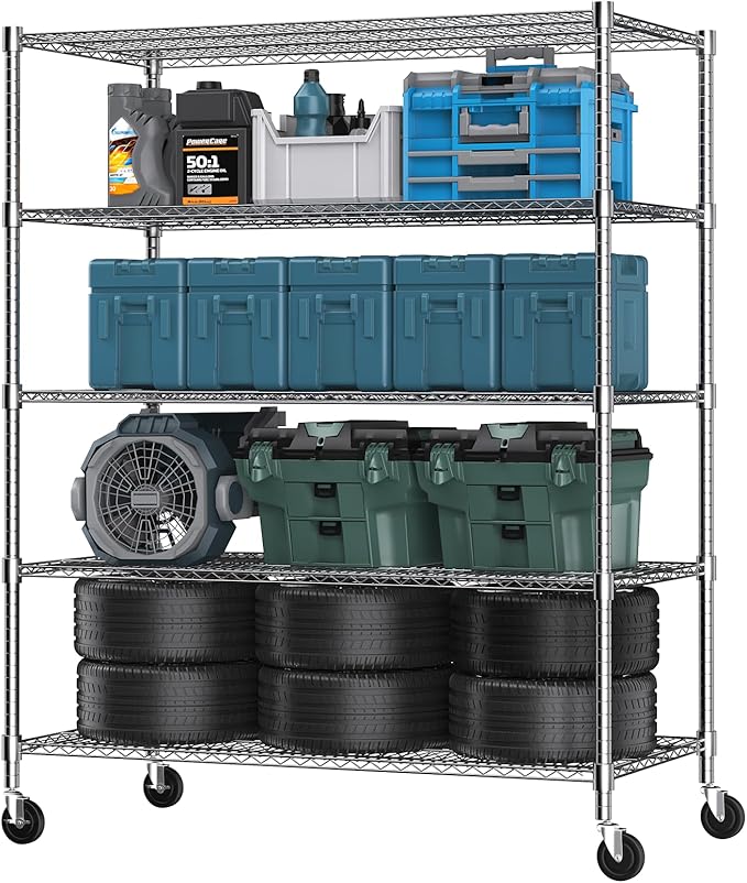 Himimi 5 Tier Wire Shelving by Himimi