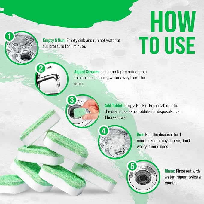 Rockin' Green Deep Cleaning and Deodorizing Tablets - Image 3