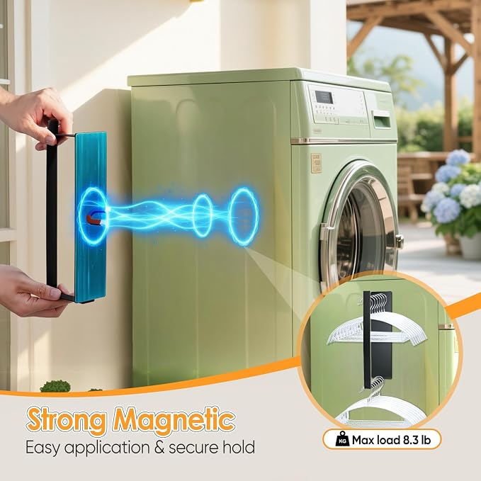 Magnetic Hanger Organizer, Strong Magnetic Hanger Holder - Image 3